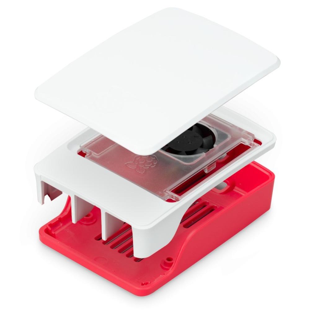 Raspberry Pi - SC1159 accesorio para placa de desarrollo Disipador térmico Rojo, Blanco