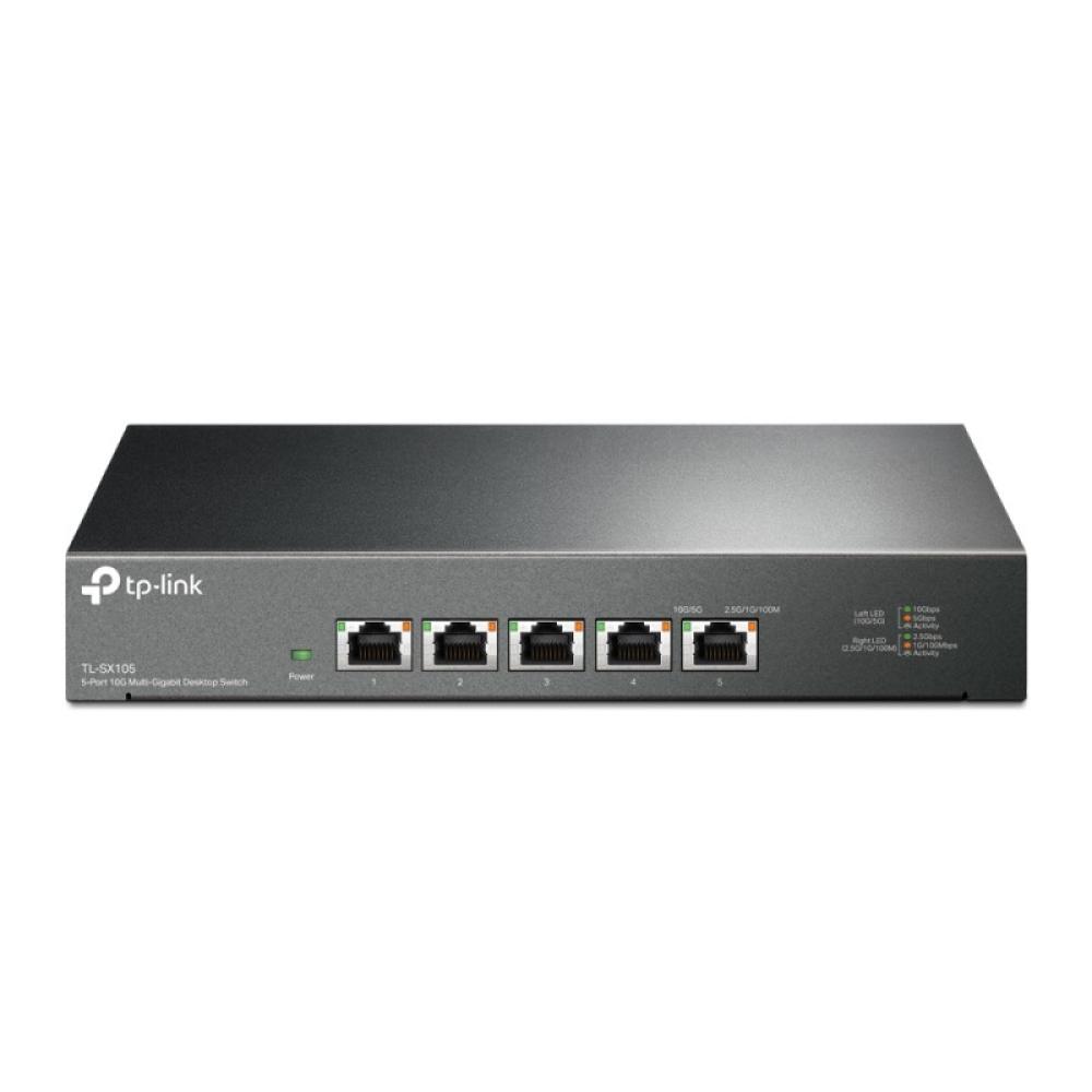 TP-Link - TL-SX105 switch No administrado 10G Ethernet (100/1000/10000) Negro
