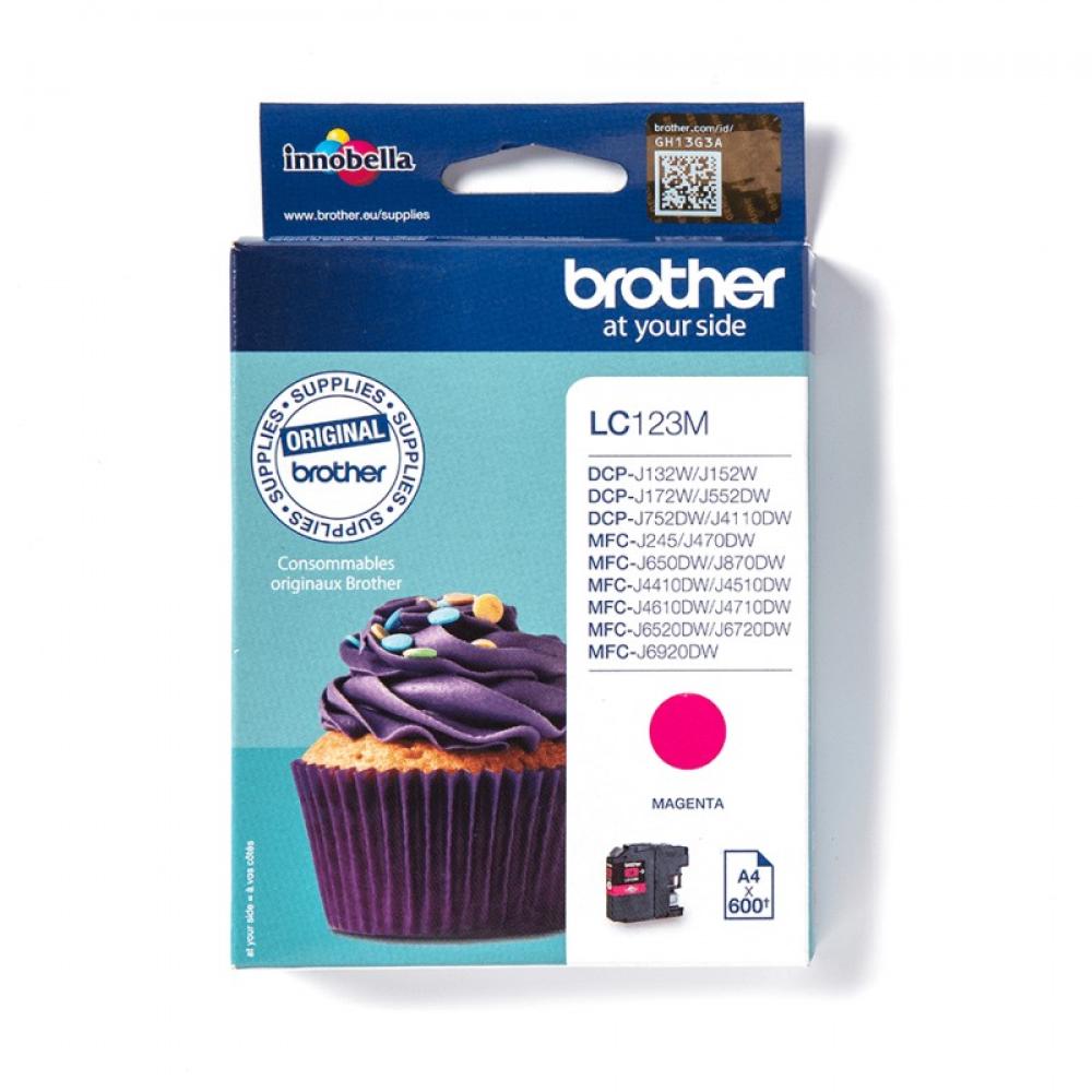 Brother - LC123M cartucho de tinta 1 pieza(s) Original Magenta