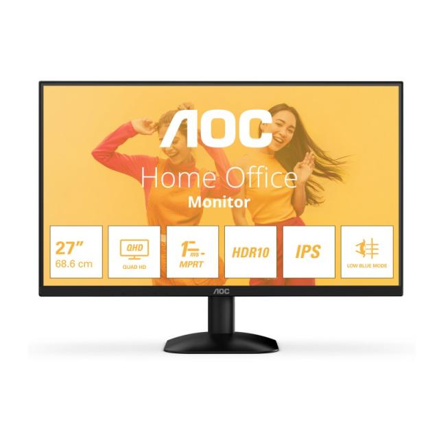 AOC - B3 Q27B35E pantalla para PC 68,6 cm (27") 2560 x 1440 Pixeles Quad HD LED Negro
