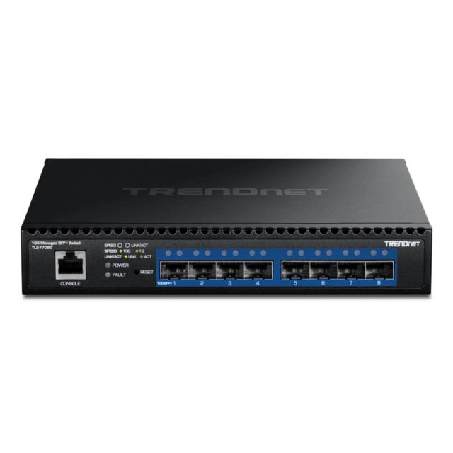 Trendnet - TL2-F7080 switch Gestionado L2 1U Negro