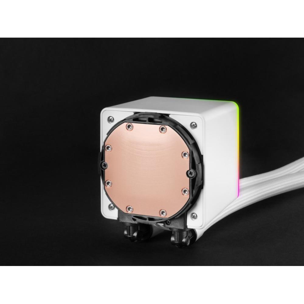 Mars Gaming - ML-VISIONPRO360W Procesador Sistema de refrigeración líquida todo en uno 12 cm Blanco 1 pieza(s)