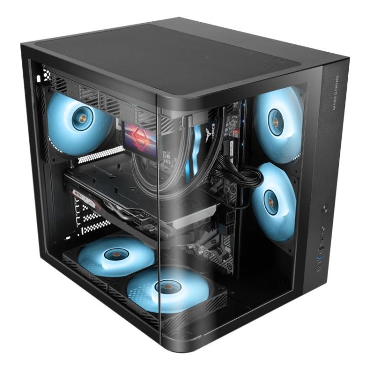 Mars Gaming - MC-CURV Midi Tower Negro