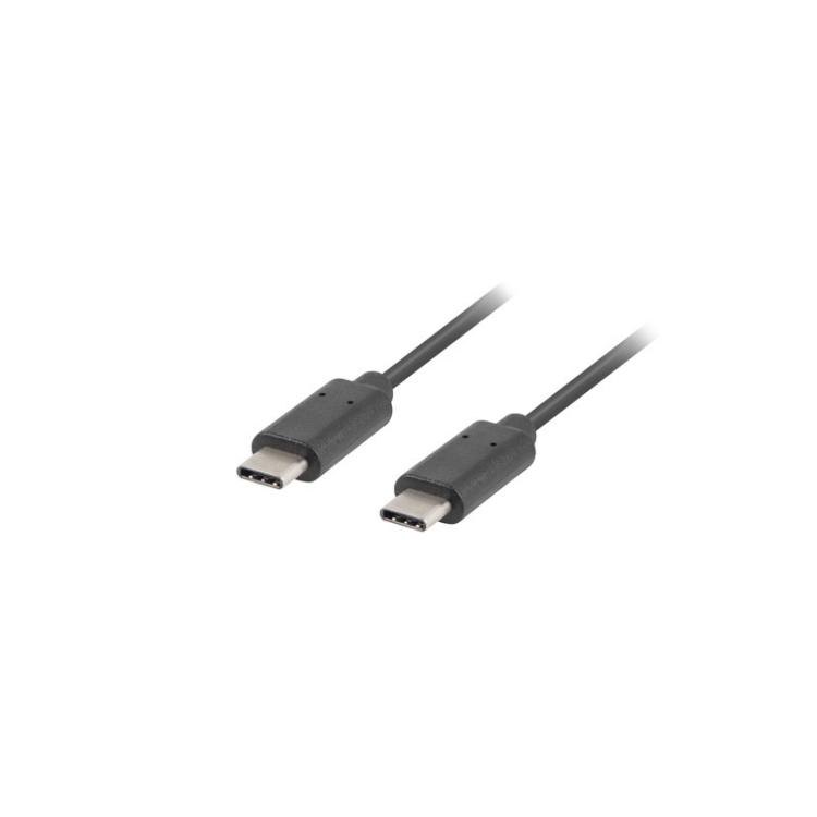 Lanberg - CA-CMCM-10CU-0005-BK cable USB USB 2.0 0,5 m USB C Negro