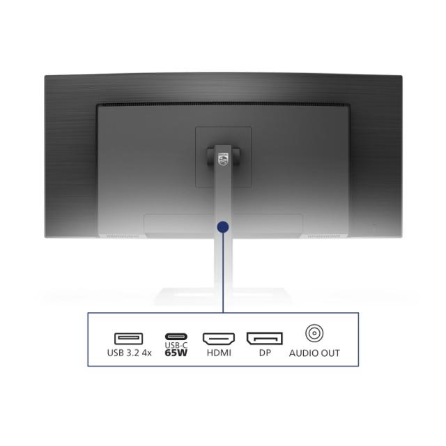 Philips - E Line 346E2CUAE/00 pantalla para PC 86,4 cm (34") 3440 x 1440 Pixeles Wide Quad HD+ LCD Negro