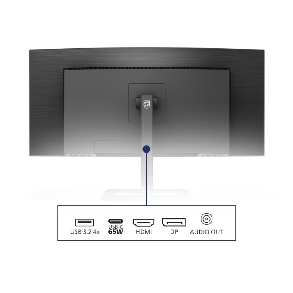 Philips - E Line 346E2CUAE/00 pantalla para PC 86,4 cm (34") 3440 x 1440 Pixeles Wide Quad HD+ LCD Negro