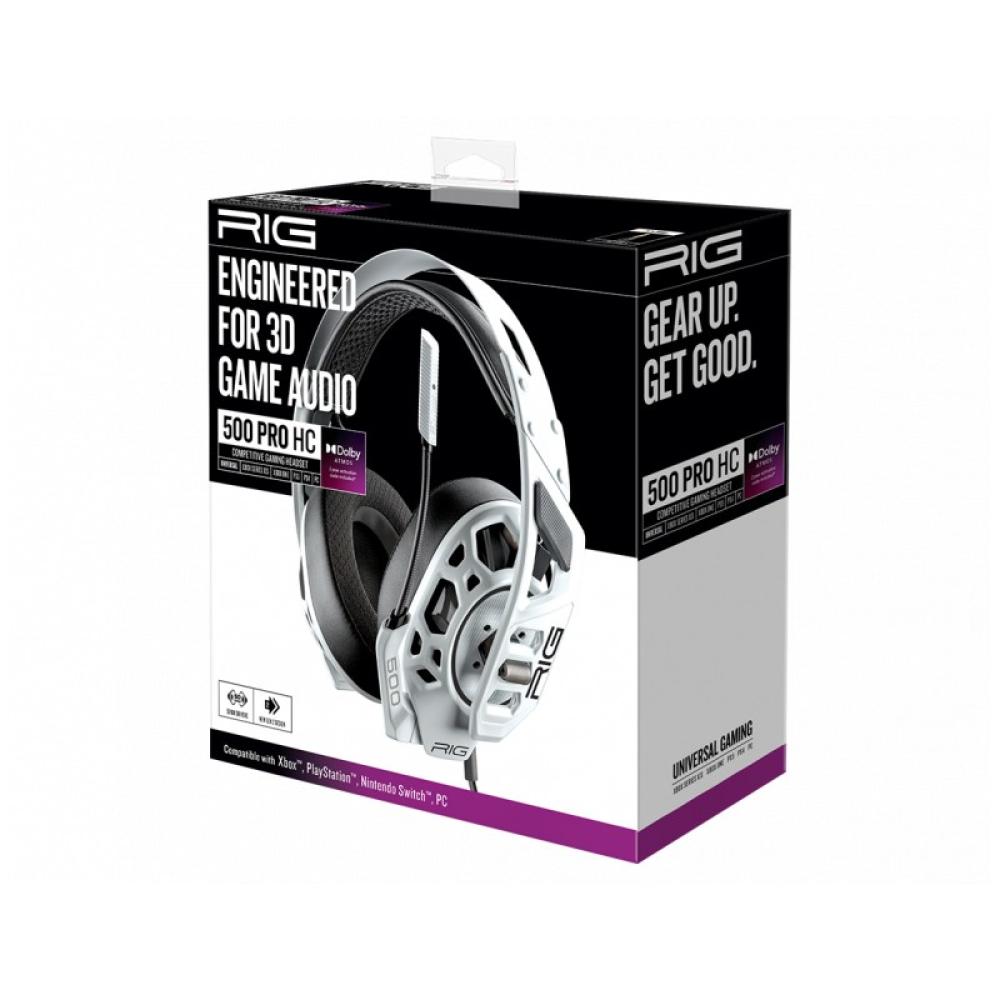 NACON - RIG 500 PRO HC GEN2 Auriculares Alámbrico Diadema Juego Blanco