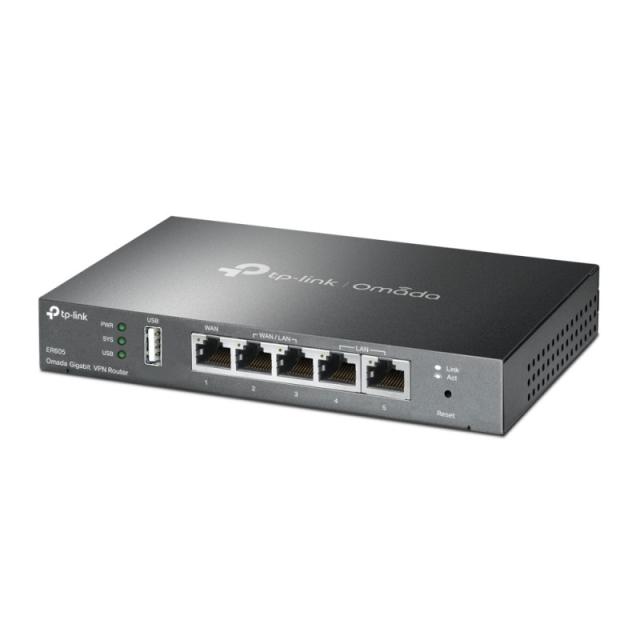 TP-Link - Omada ER605 router Gigabit Ethernet Negro