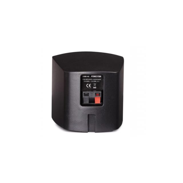 Fonestar - CUBE-62 altavoz De 2 vías Negro Alámbrico 12 W