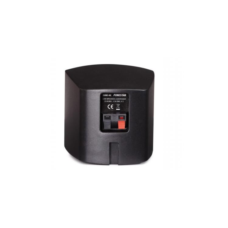 Fonestar - CUBE-62 altavoz De 2 vías Negro Alámbrico 12 W
