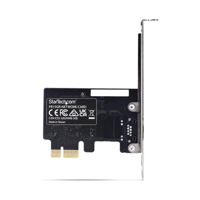 StarTech.com - Tarjeta de Red Ethernet PCI Express de 1 Puerto Gigabit 5G - Tarjeta Adaptador Ethernet PCI-E Chipset RTL8126 - T
