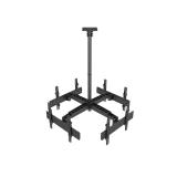 Equip - Soporte de techo para TV de pantalla cuádruple de 37"-65