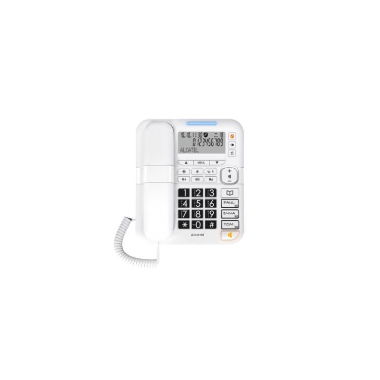 Alcatel - TMAX 70 Teléfono DECT/analógico Identificador de llamadas Blanco