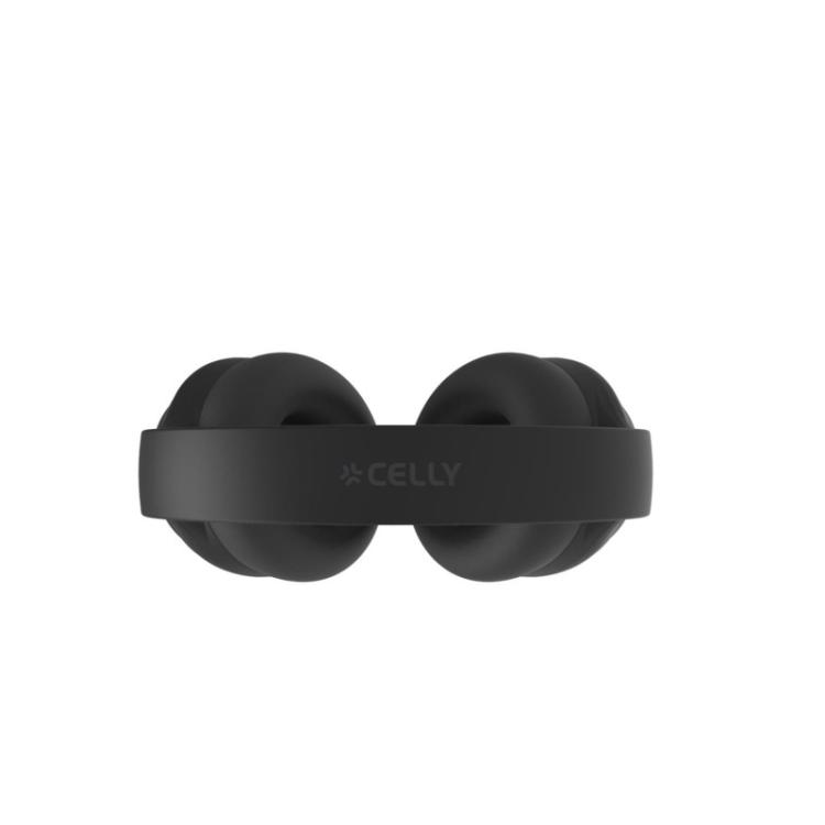 Celly - WAVEBEATBK auricular y casco Auriculares Inalámbrico Diadema Llamadas/Música USB Tipo C Negro