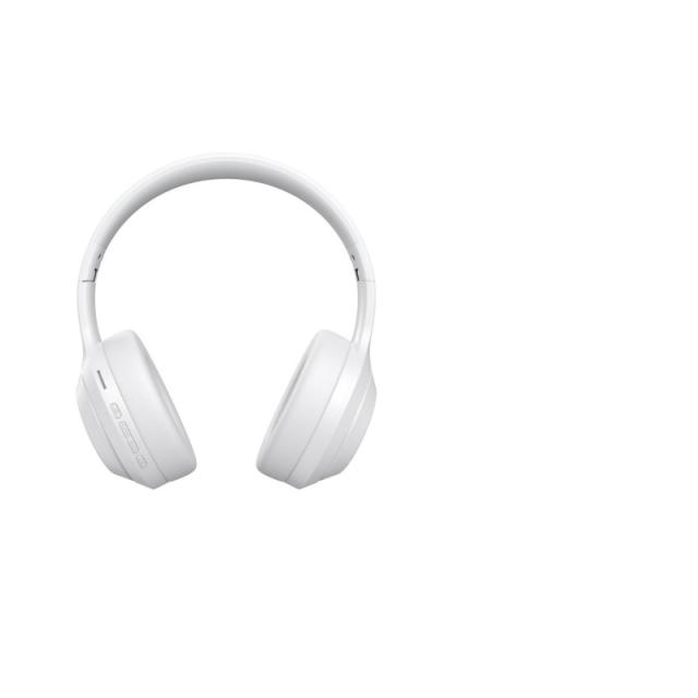 Celly - WAVEBEATWH auricular y casco Auriculares Inalámbrico Diadema Llamadas/Música USB Tipo C Blanco