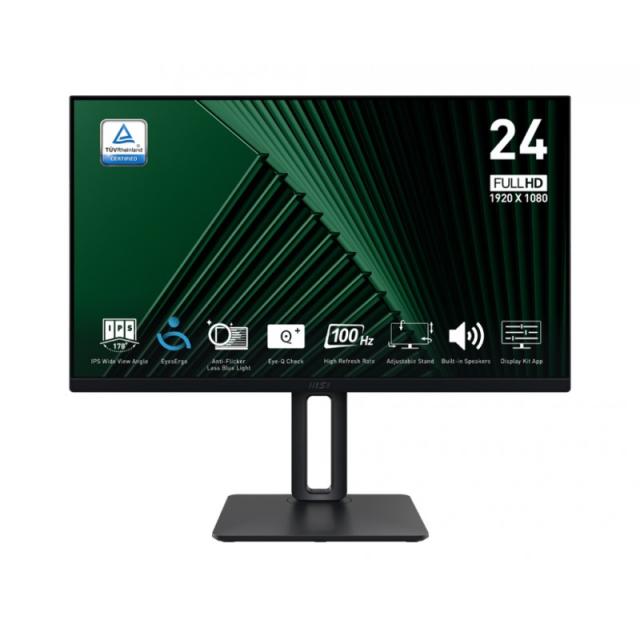 MSI - Pro MP245PG pantalla para PC 60,5 cm (23.8") 1920 x 1080 Pixeles Full HD LCD Negro