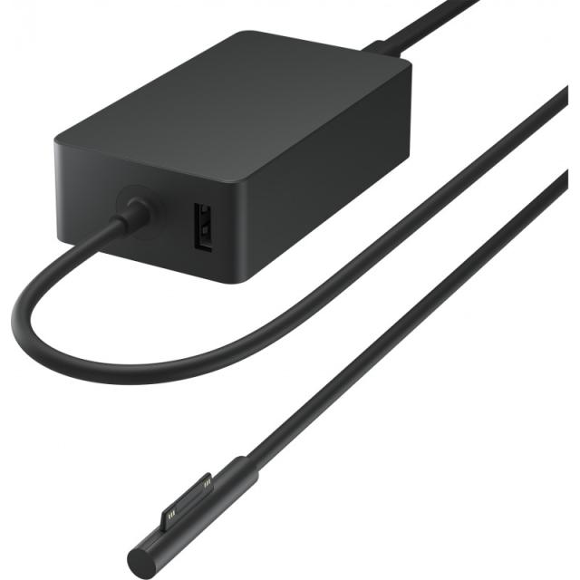 Microsoft - Surface 65W Power Supply Portátil, Tableta Negro Corriente alterna Interior - W8Y-00006