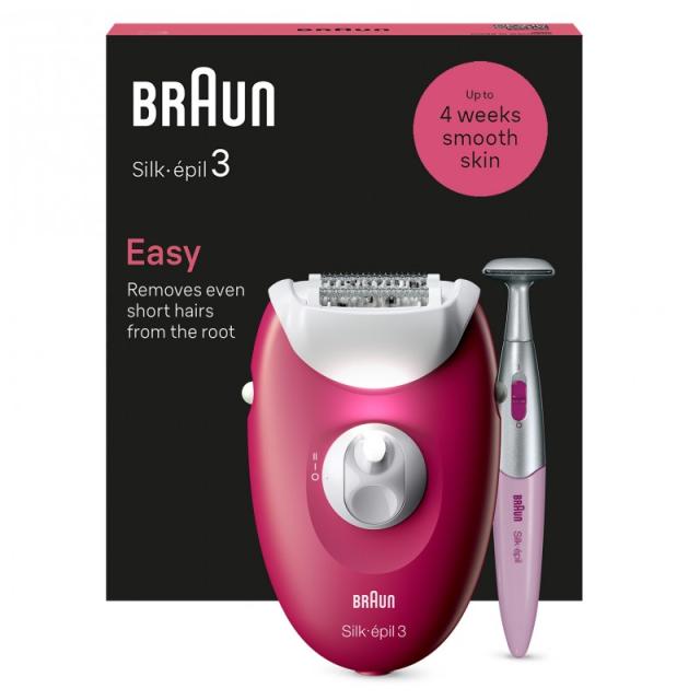 Braun - Silk-épil 3 3-202 20 pinzas Fruta del bosque