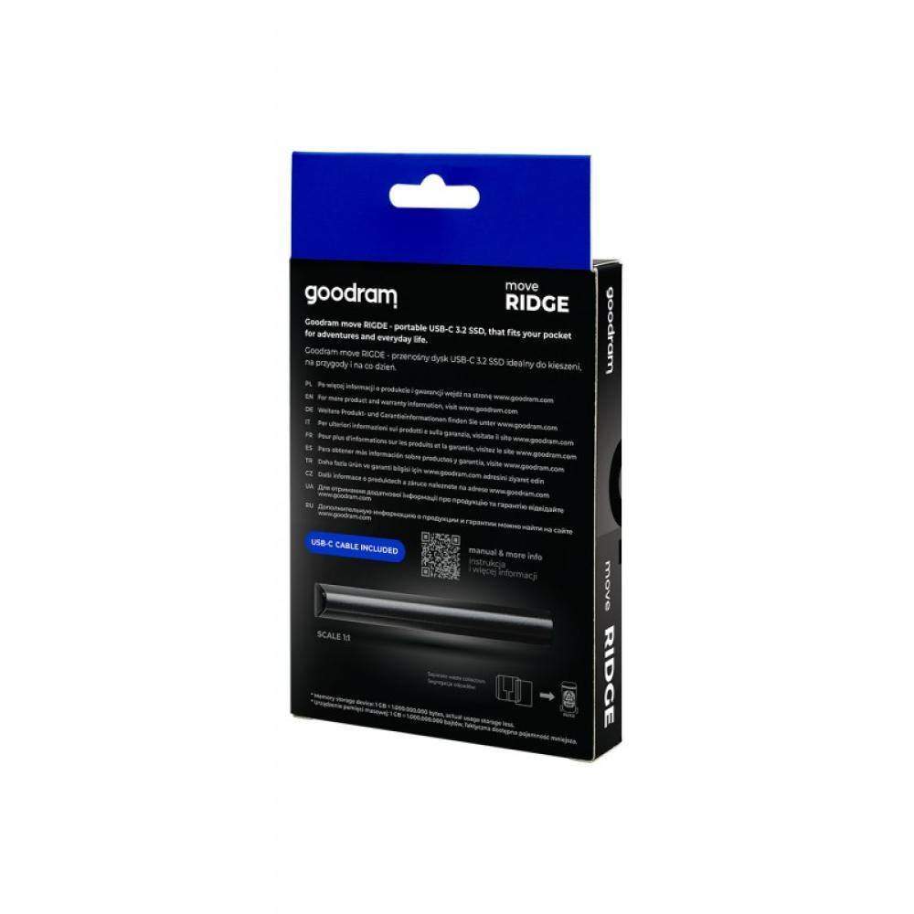 Goodram - SSDR-GMRE-01T-K0 unidad externa de estado sólido 1 TB 3.2 Gen 2 (3.1 Gen 2) Negro