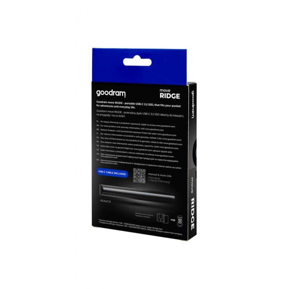 Goodram - SSDR-GMRE-01T-K0 unidad externa de estado sólido 1 TB 3.2 Gen 2 (3.1 Gen 2) Negro