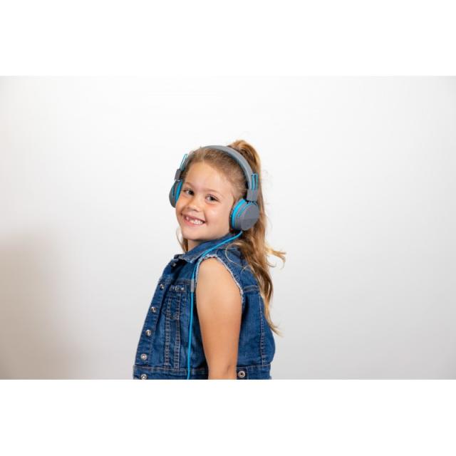 JLab - JBuddies Studio Kids Auriculares Alámbrico Diadema Música Azul, Grafito