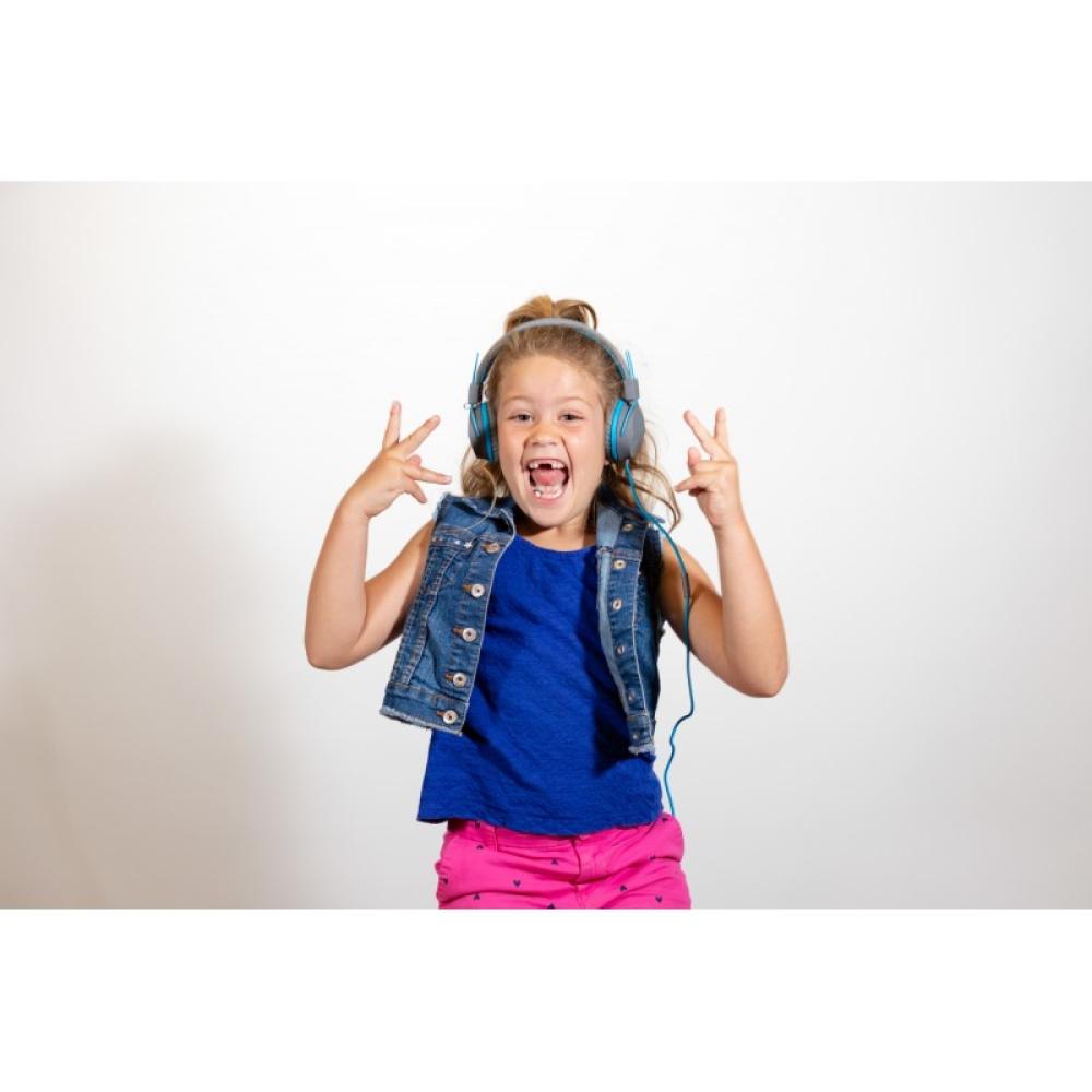 JLab - JBuddies Studio Kids Auriculares Alámbrico Diadema Música Azul, Grafito