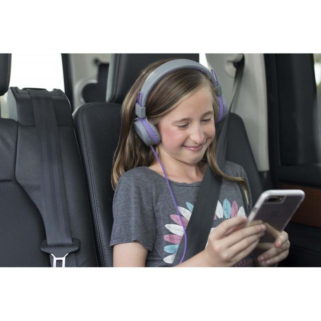 JLab - IEUHJKSTUDIORGRYPRP6 auricular y casco Auriculares Alámbrico Diadema Música Azul, Grafito, Púrpura