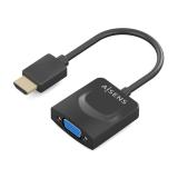 AISENS - Conversor HDMI a SVGA, HDMI A/M-SVGA/H, Negro, 15?m