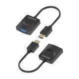 AISENS - Conversor HDMI a SVGA, HDMI A/M-SVGA/H, Negro, 15?m