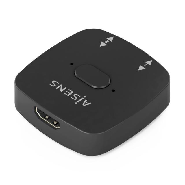 AISENS - HDMI Conmutador Switch 4K@60Hz 2x1, Negro