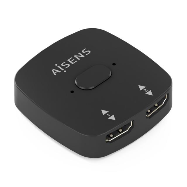 AISENS - HDMI Conmutador Switch 4K@60Hz 2x1, Negro