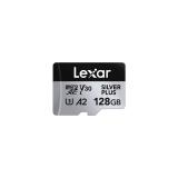 Lexar - Professional SILVER PLUS 128 GB MicroSDXC UHS-I