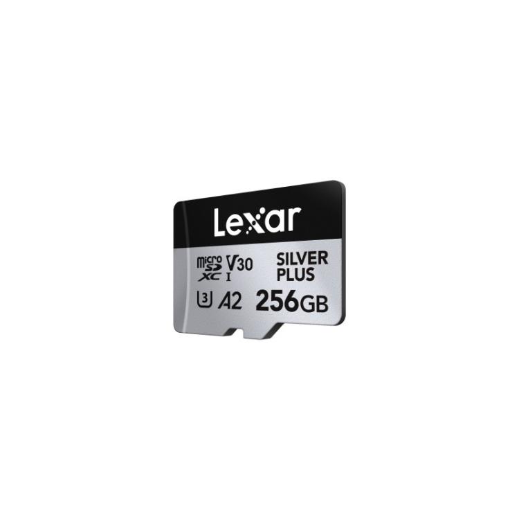 Lexar - Professional SILVER PLUS 256 GB MicroSDXC UHS-I