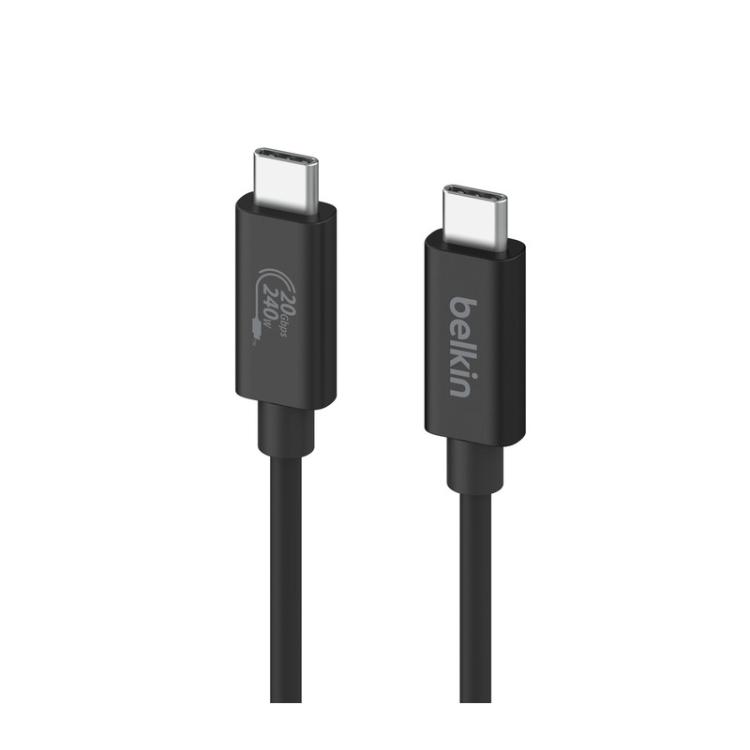 Belkin - INZ004BT2MBK cable USB USB4 Gen 2x2 2 m USB C Negro