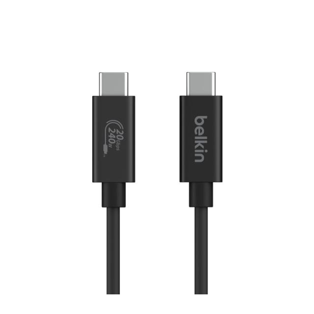 Belkin - INZ004BT2MBK cable USB USB4 Gen 2x2 2 m USB C Negro