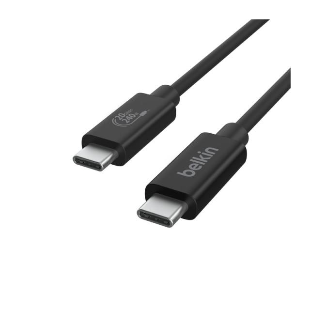 Belkin - INZ004BT2MBK cable USB USB4 Gen 2x2 2 m USB C Negro