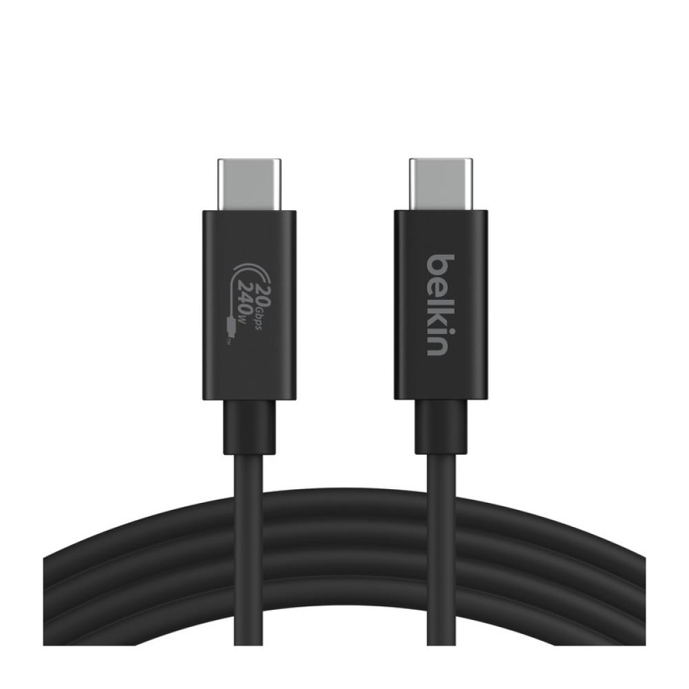 Belkin - INZ004BT2MBK cable USB USB4 Gen 2x2 2 m USB C Negro