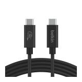 Belkin - INZ004BT2MBK cable USB USB4 Gen 2x2 2 m USB C Negro