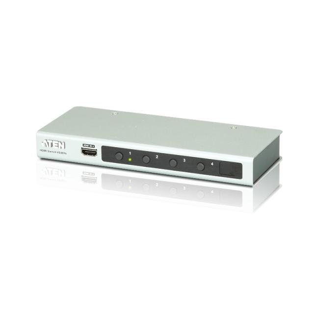 ATEN - Switch HDMI 4K de 4 puertos