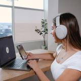 JLab - Lux ANC Auriculares Inalámbrico Diadema Música Bluetooth Blanco