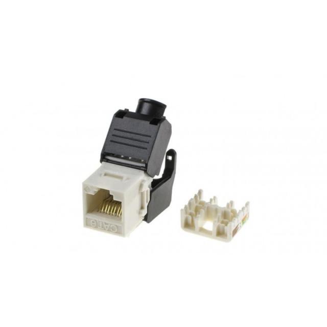 Phasak - Conector Keystone UTP Cat.6 toolless 180º blanco - PHK 2220