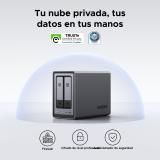 Ugreen - NASync DXP2800 NAS System 2-Bay Compacto Intel® N N100 8 GB DDR5 0 TB UGOS Pro Negro
