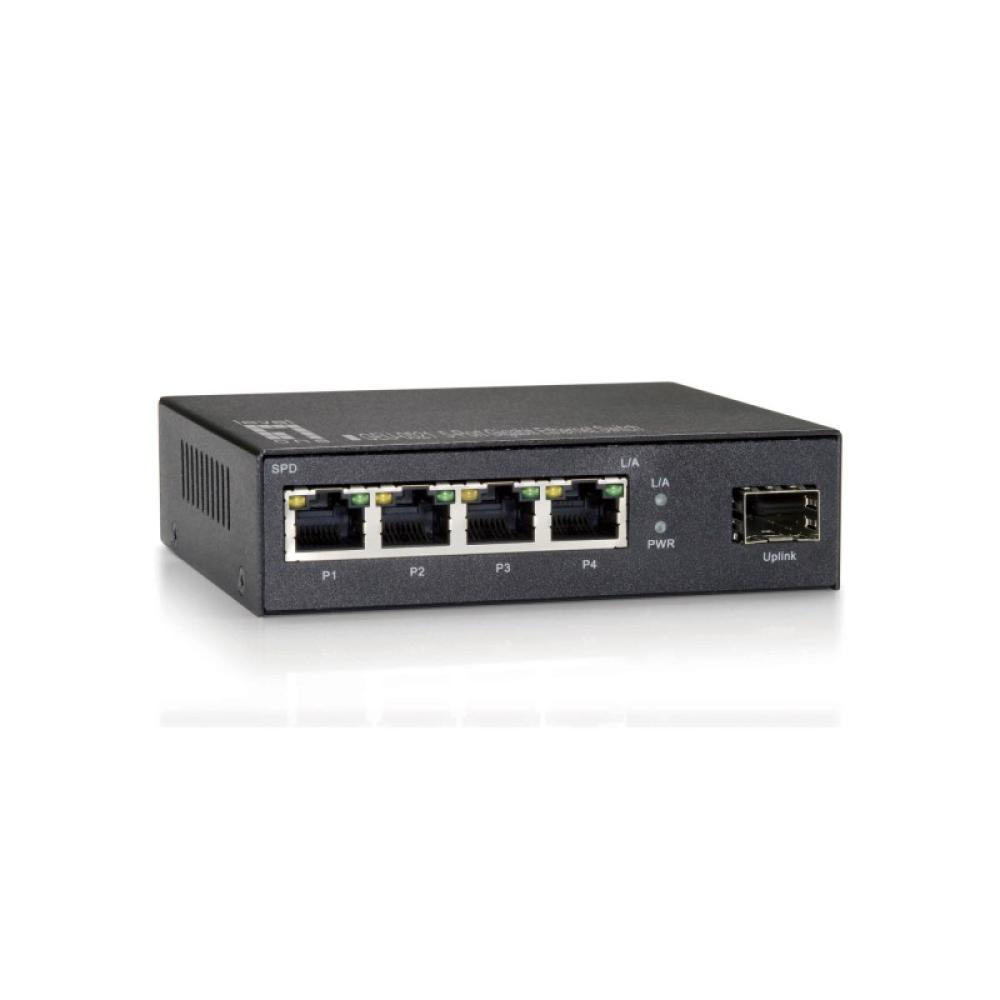 LevelOne - GEU-0521 switch No administrado Gigabit Ethernet (10/100/1000) Gris