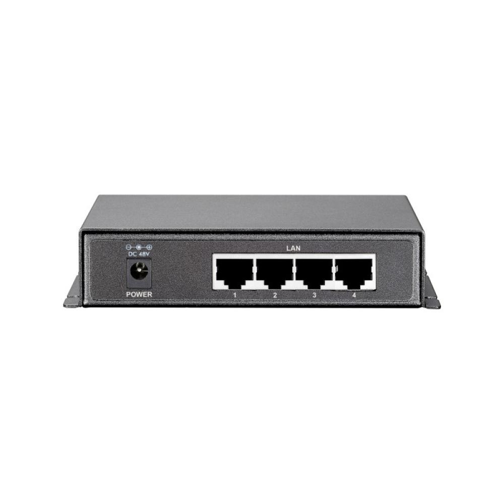 LevelOne - Switch Gigabit Ethernet PoE de 8 puertos, 61.6W, 802.3af PoE, 4 Puertos PoE