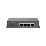 LevelOne - Switch Gigabit Ethernet PoE de 8 puertos, 61.6W, 802.3af PoE, 4 Puertos PoE