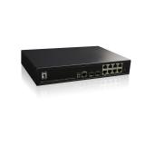 LevelOne - GEP-1061 switch Gestionado L2 Gigabit Ethernet (10/100/1000) Energía sobre Ethernet (PoE) Negro