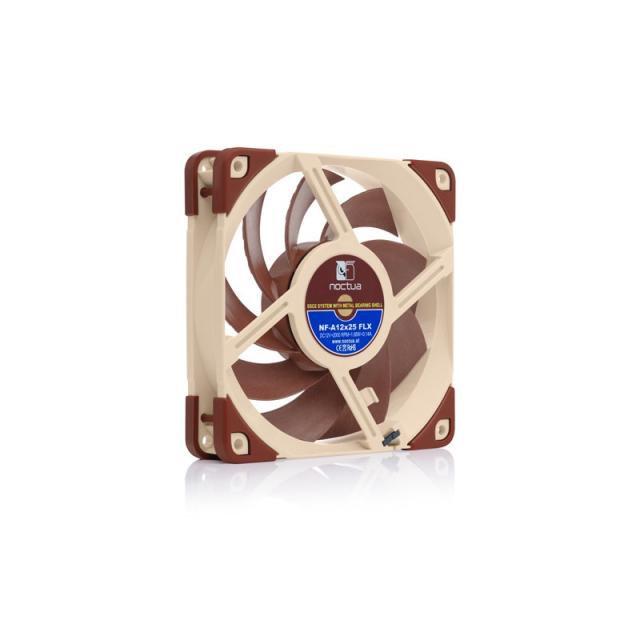 Noctua - NF A12x25 FLX Carcasa del ordenador Ventilador 12 cm Beige, Rojo