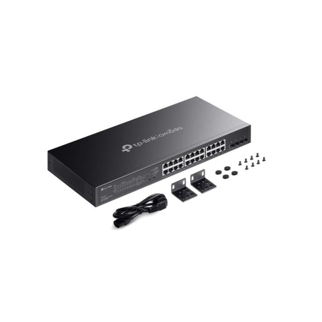 TP-Link - Omada SG2428LP switch Gestionado L2/L2+ Gigabit Ethernet (10/100/1000) Energía sobre Ethernet (PoE) Gris