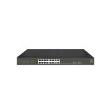 LevelOne - GES-2118P switch Gestionado L2 Gigabit Ethernet (10/100/1000) Energía sobre Ethernet (PoE) Negro