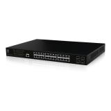 LevelOne - GEP-2861 switch Gestionado L2 Gigabit Ethernet (10/100/1000) Energía sobre Ethernet (PoE) 1U Negro